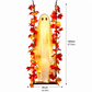 Hanging Halloween Ghost on Swing with Remote LED and Maple Leaves
