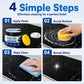 Glass Stove Cleaner Paste 80g with Sponge Burnt Stain Remover