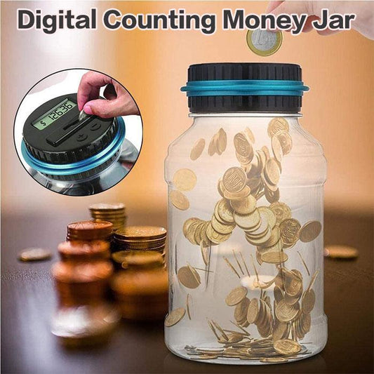 🎁2026 New Arrivals 50% OFF💥Digital Money Box with Auto Coin Counting – Tracks Savings, Sets Targets & Makes Saving Fun for Kids & Adults. Over 9,584 Smart Savers! 🎉