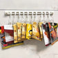 🔥🍳 No-Drill Track Hooks: 10 Sliding Hooks, Strong Adhesive, Space-Saving