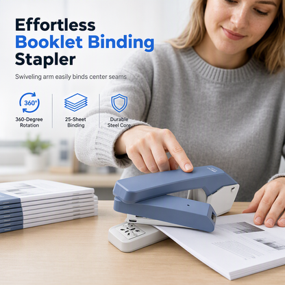 360° Rotating Booklet Stapler