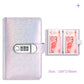 ✨💰 Lockable Glitter Budget Binder – 50 Cash Envelopes with Combination Lock