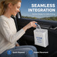 Thickened Self Standing Adhesive Car Trash Bags Flat Mouth Disposable Garbage Cleaning Bags for Vehicle Desk and Kitchen