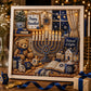 🥳2026 HOT SALE🥳DIY Hanukkah Pearl Art Kit with Wood Frame