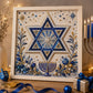 🥳2026 HOT SALE🥳DIY Hanukkah Pearl Art Kit with Wood Frame