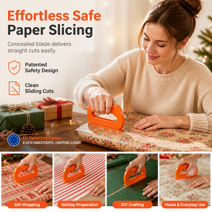Portable Wrapping Paper Cutter & DIY Paper Cutting Tool
