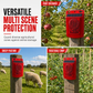 🚨🔥 Solar Outdoor Wildlife Alarm – Sound & Flash Deterrent for Gardens & Crops