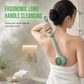 🛁✨ USB Rechargeable Electric Bath Brush – Long Handle with 5 Attachments