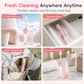 2-Piece Portable Travel Detachable Toothbrush Set