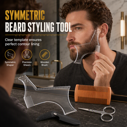⏳Time-Limited Special⏰Easy-to-Use Beard Shaping Template🧔🪒