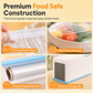 🎉Limited Sale🎉50% OFF!💞50K+ SOLD!⏳✨Magnetic Cling Film Dispenser with Slide Cutter