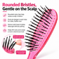 🎉 Time-Limited Offer! 💆 Portable Scalp Massage Hairbrush – Detangle Wet or Dry Hair with Less Pulling, Gentle Bristles ✨