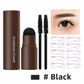 Eyebrow Stamp and Headband Stencil Set with Hairline Powder and Brushes